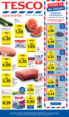 leták Tesco