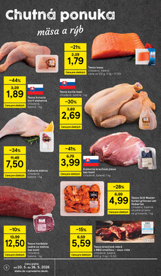 Tesco supermarkety od 20.5. do 26.5.2026