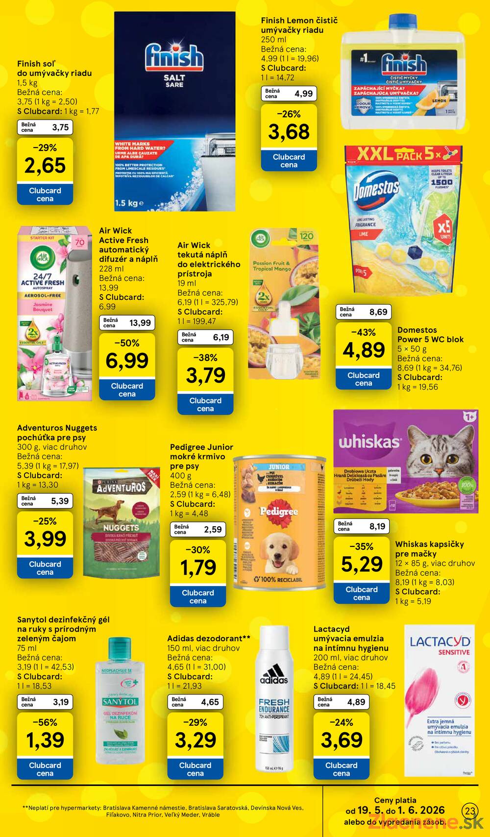 Tesco malé hypermarkety 20.5. - 26.5.
