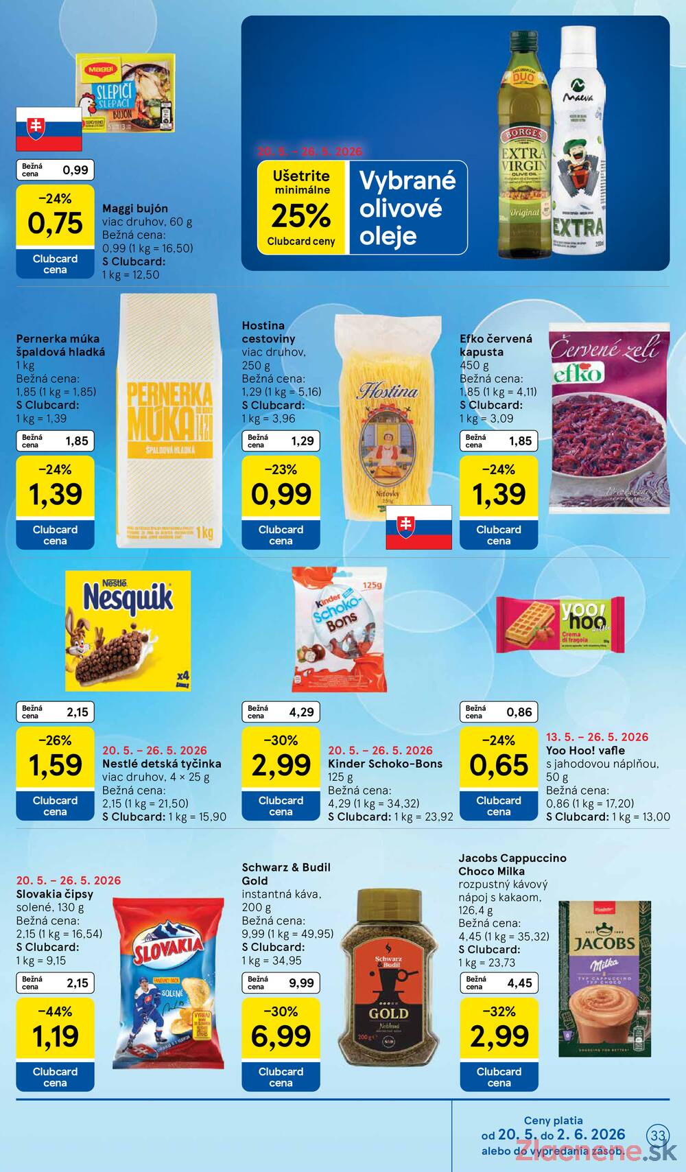 Tesco malé hypermarkety 20.5. - 26.5.
