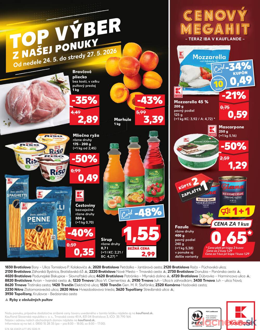 Kaufland 21.5. - 27.5. - Kaufland Bratislava - Petržalka