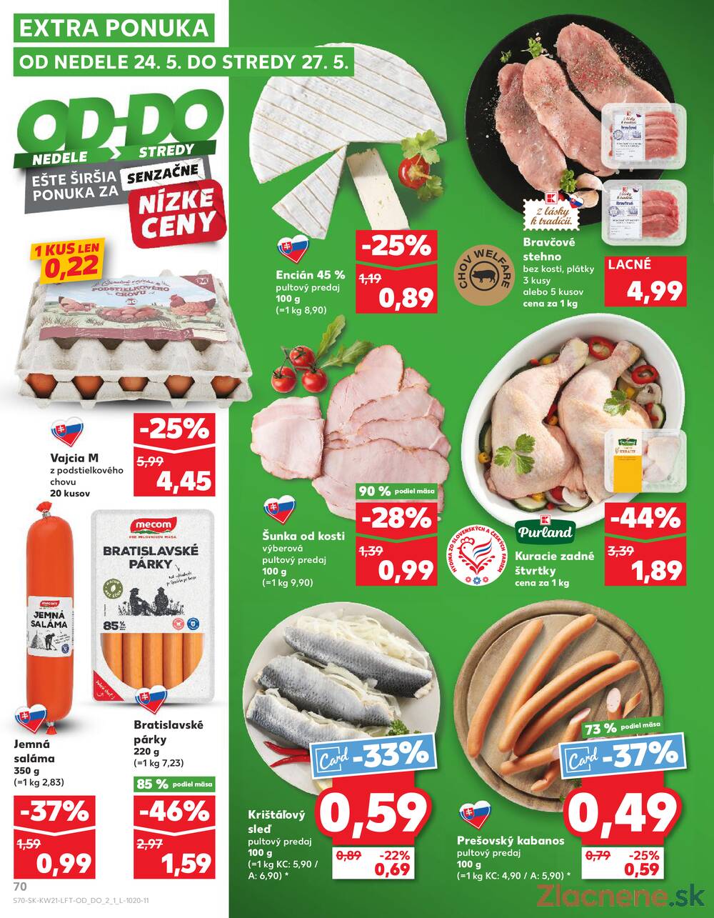 Leták Kaufland - Kaufland 21.5. - 27.5. - Kaufland Nitra - Čermáň - strana 70 Leták Kaufland - Kaufland 21.5. - 27.5. - Kaufland Nitra - Čermáň - strana 70
