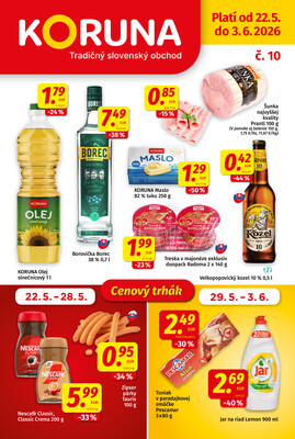 leták KORUNA