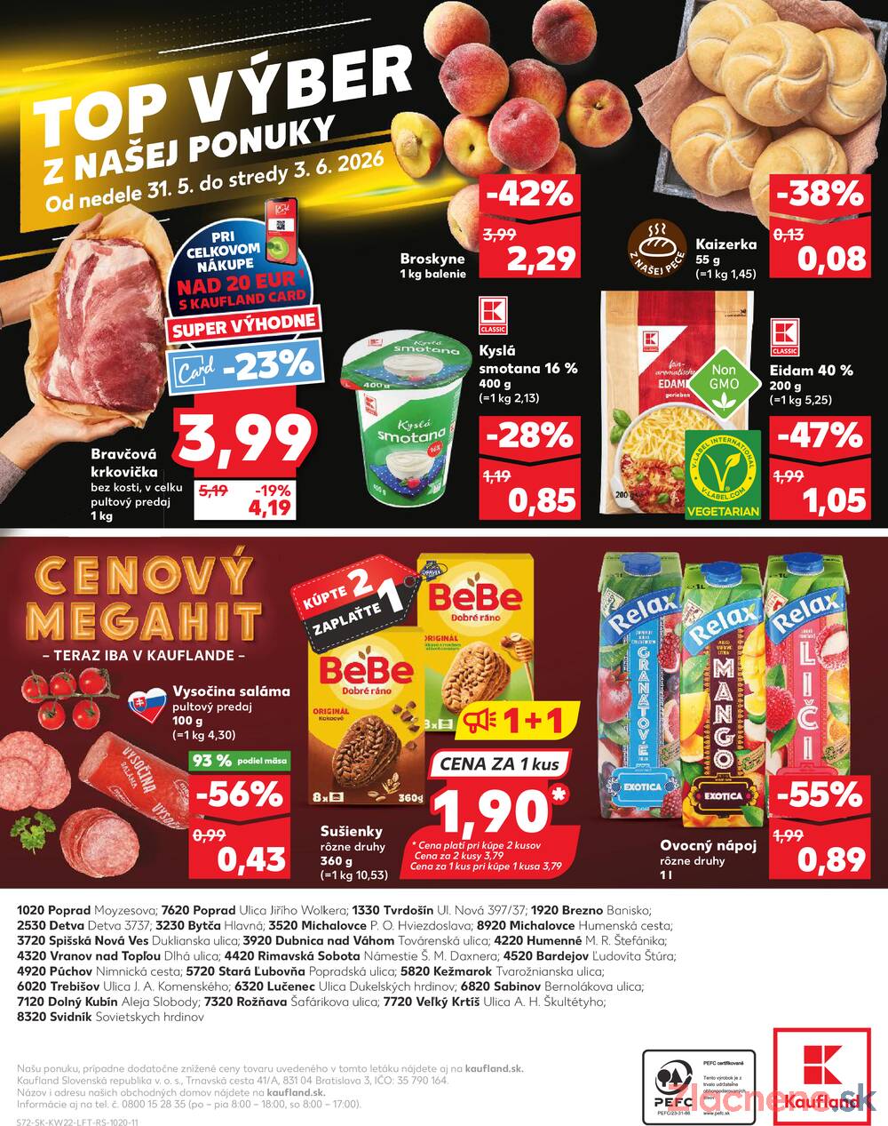 Kaufland 28.5. - 3.6. - Kaufland Kežmarok