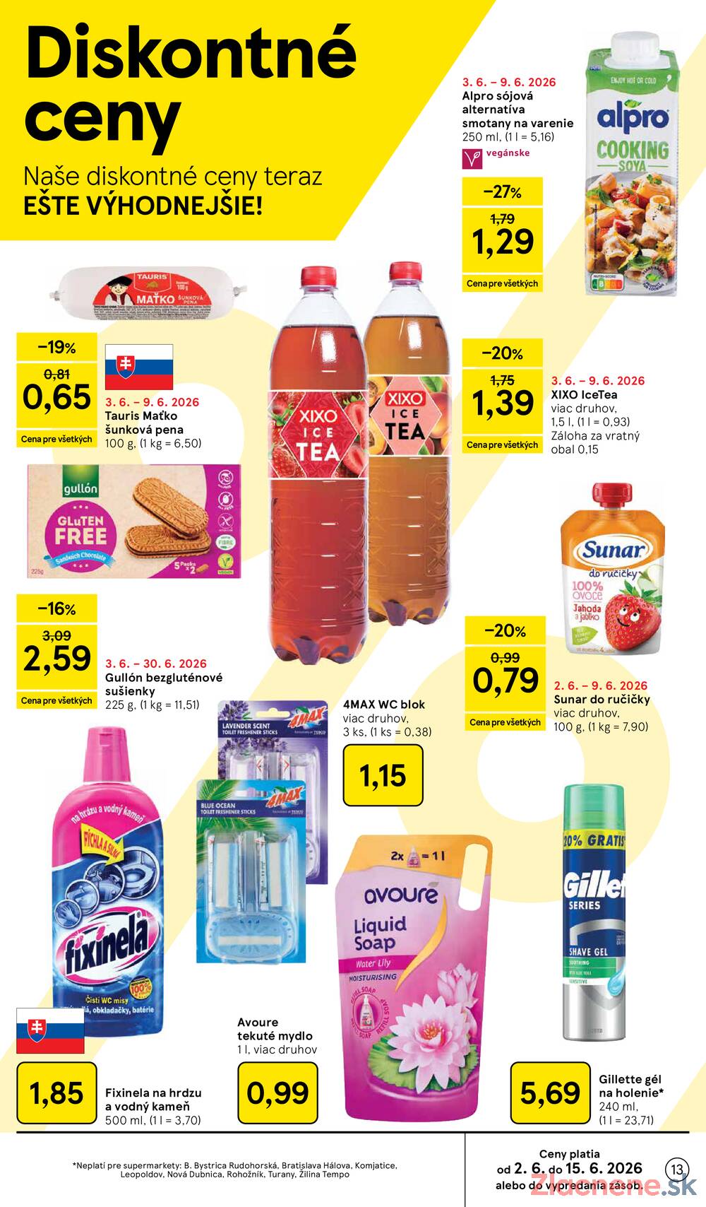 Tesco supermarkety od 3.6. do 9.6.2026