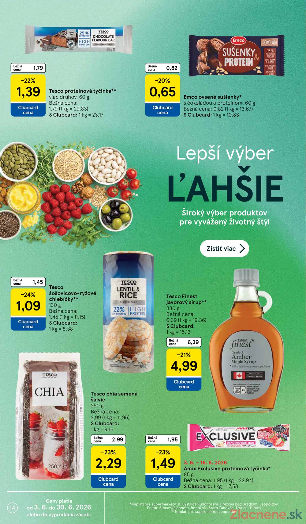 Tesco supermarkety od 3.6. do 9.6.2026