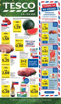 Leták Tesco malé hypermarkety 3.6. - 9.6.