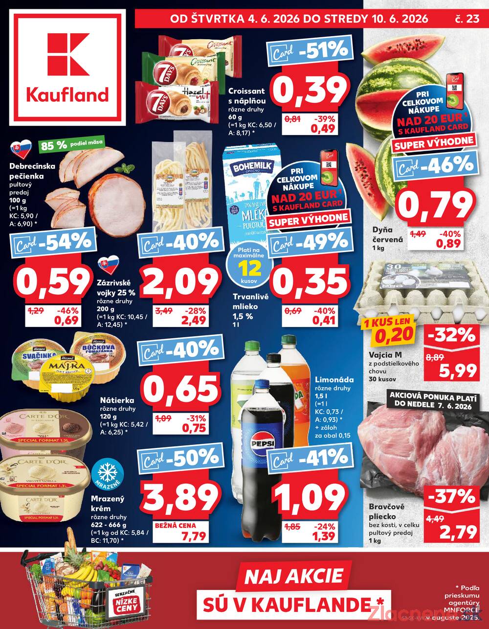 Leták Kaufland - Kaufland 4.6. - 10.6. - Kaufland Detva - strana 1