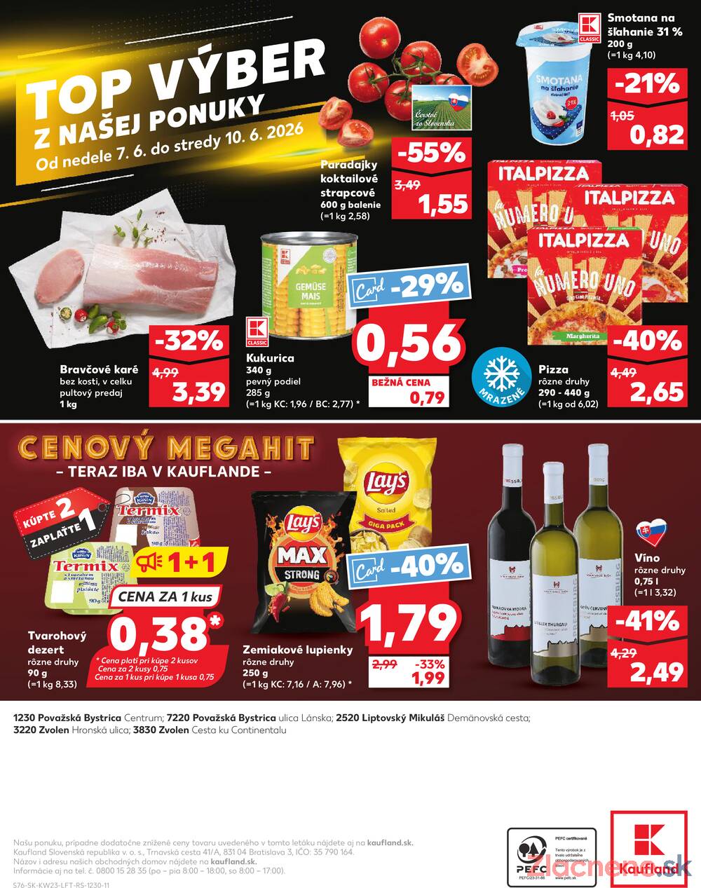 Kaufland 4.6. - 10.6. - Kaufland Liptovský Mikuláš