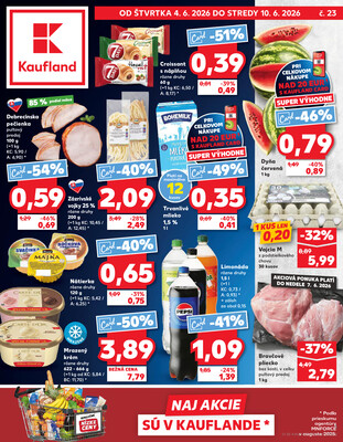Leták Kaufland 4.6. - 10.6. - Kaufland Žilina