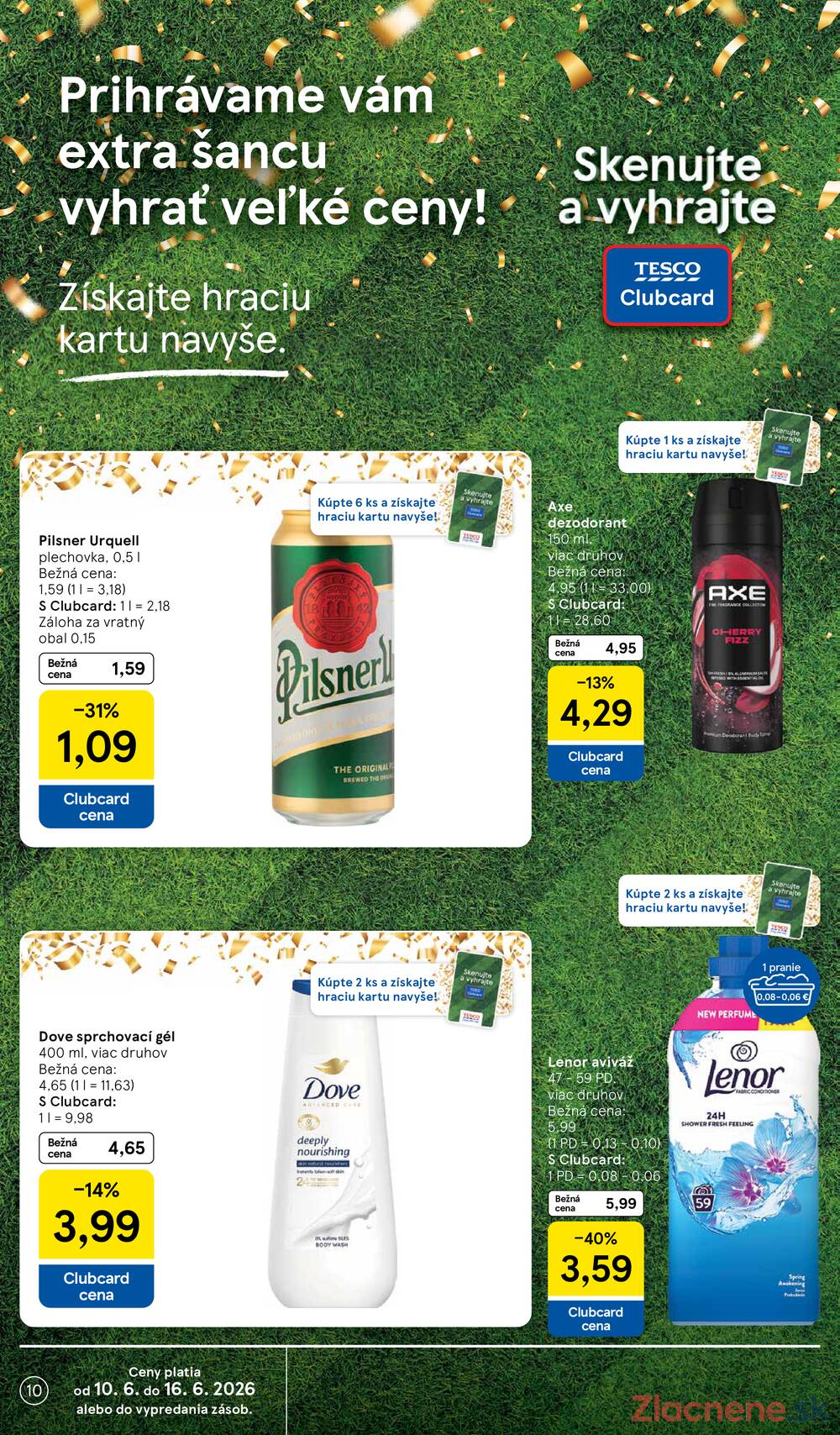 Tesco supermarkety od 10.6. do 16.6.2026