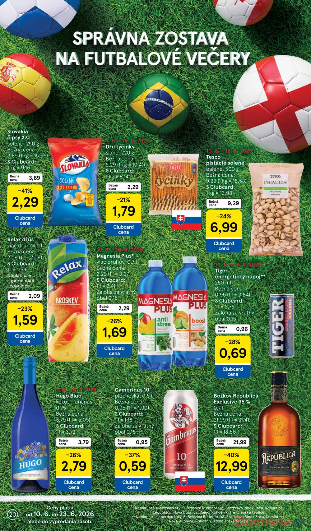 Leták Tesco - Tesco supermarkety od 10.6. do 16.6.2026 - strana 20