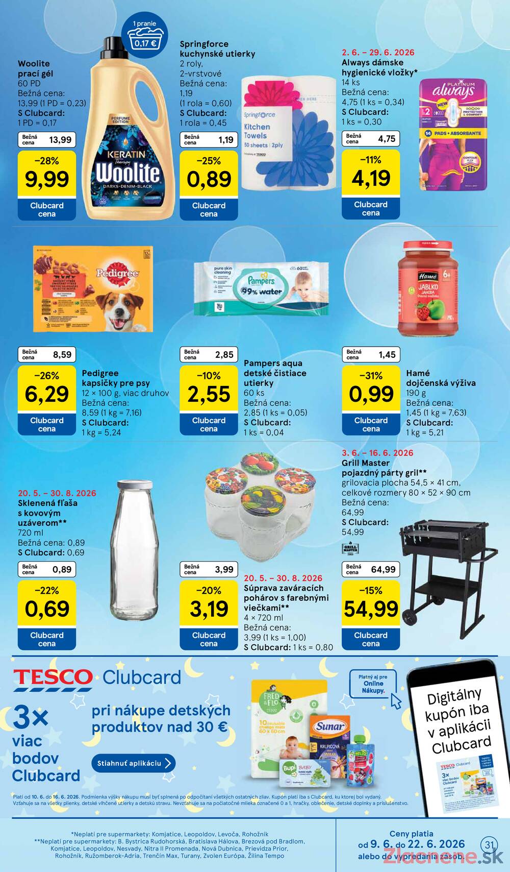 Tesco supermarkety od 10.6. do 16.6.2026