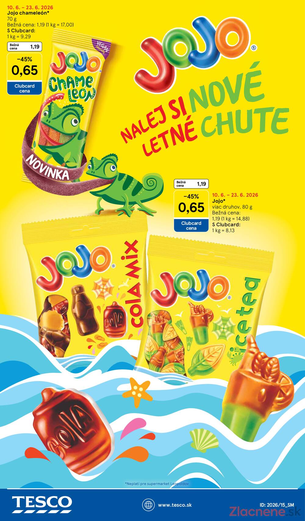Tesco supermarkety od 10.6. do 16.6.2026