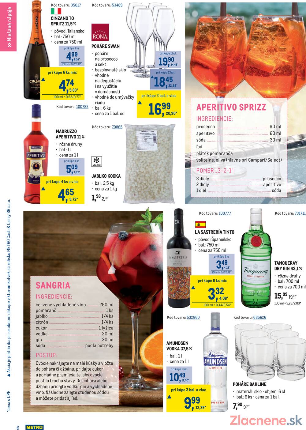 Leták METRO - METRO Letné drinky do 30.6. - strana 6