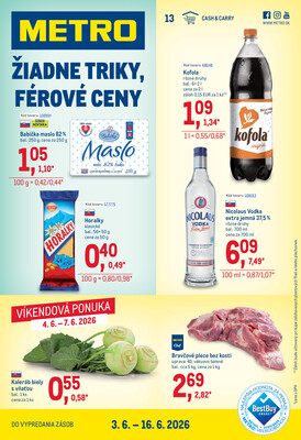 leták METRO