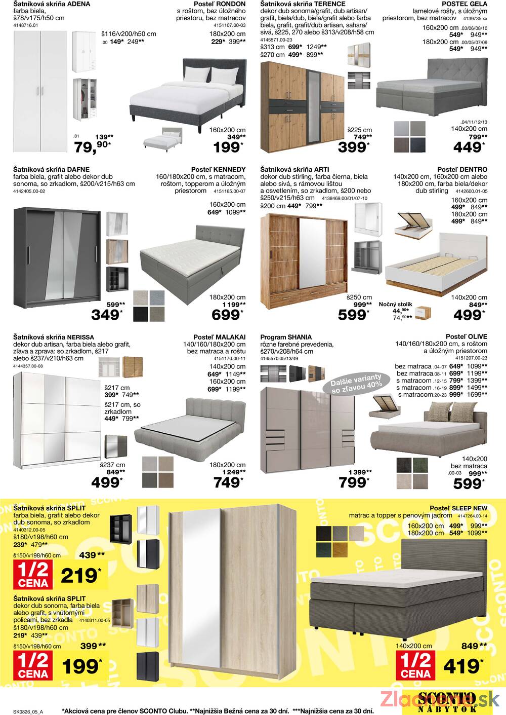 Leták SCONTO nábytok - Sconto nábytok od 17.6. do 14.7.2026 - strana 5 Leták SCONTO nábytok - Sconto nábytok od 17.6. do 14.7.2026 - strana 5