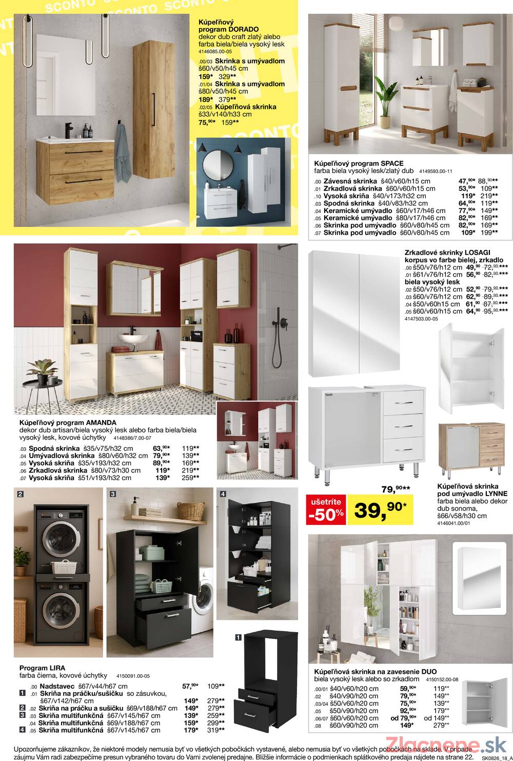 Leták SCONTO nábytok - Sconto nábytok od 17.6. do 14.7.2026 - strana 18 Leták SCONTO nábytok - Sconto nábytok od 17.6. do 14.7.2026 - strana 18