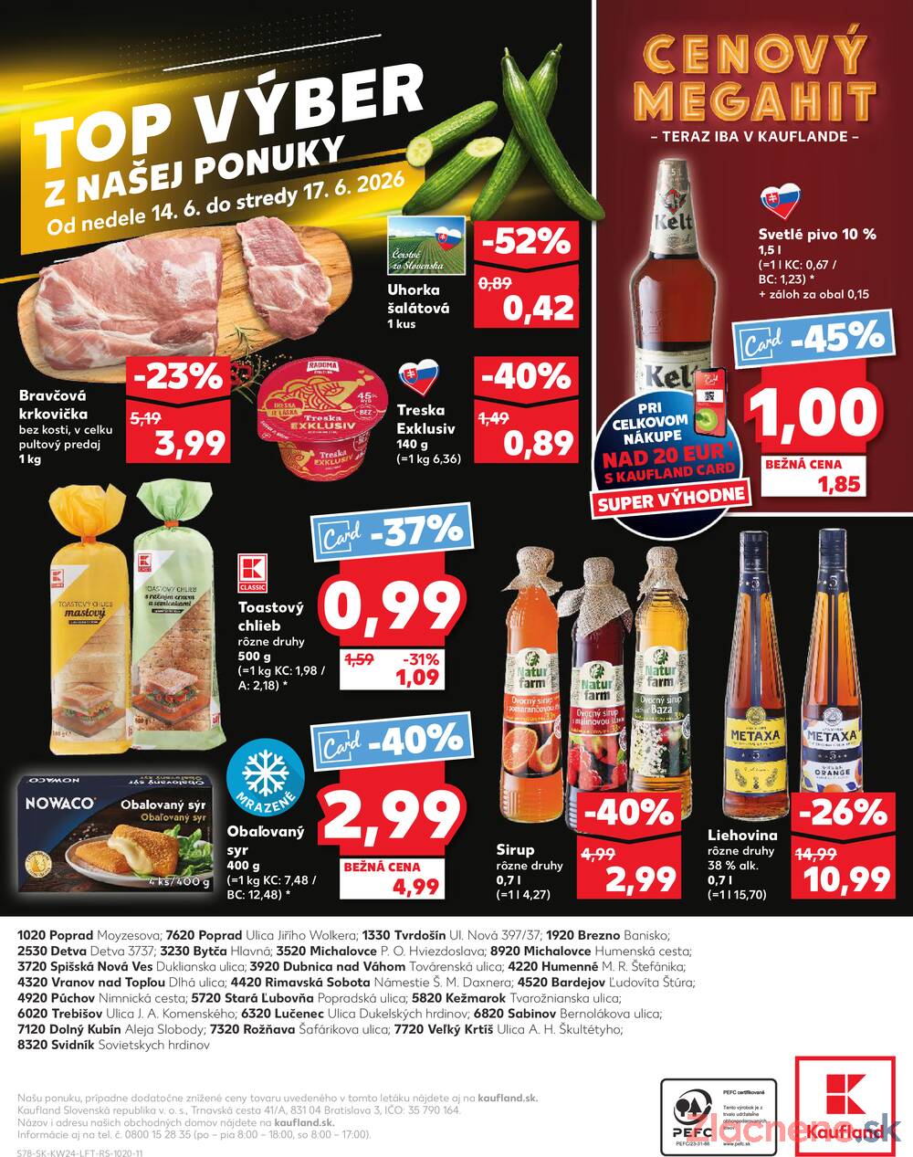 Kaufland 11.6. - 17.6. - Kaufland Michalovce