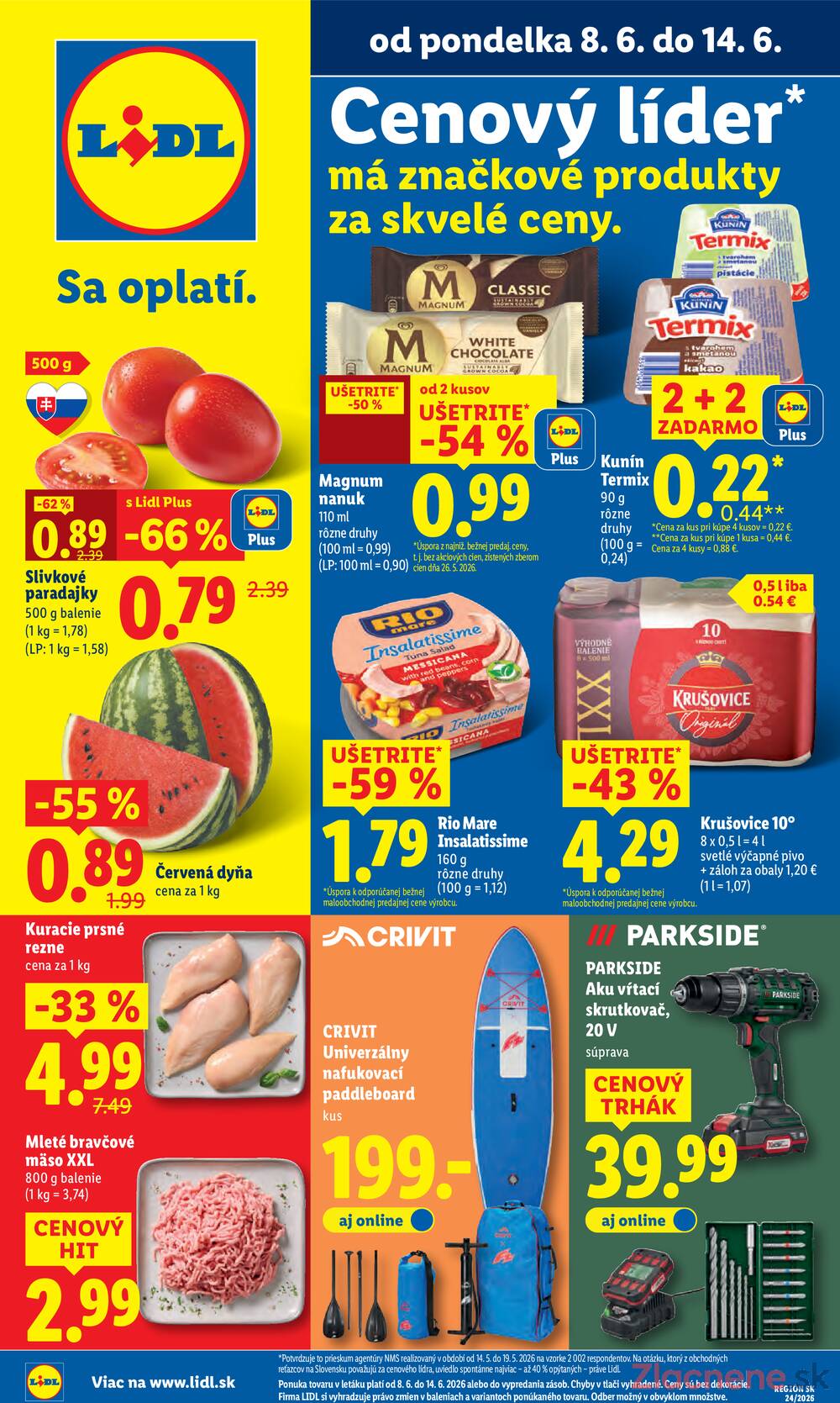 Leták Lidl - Lidl do 14.6. - strana 1 Leták Lidl - Lidl do 14.6. - strana 1