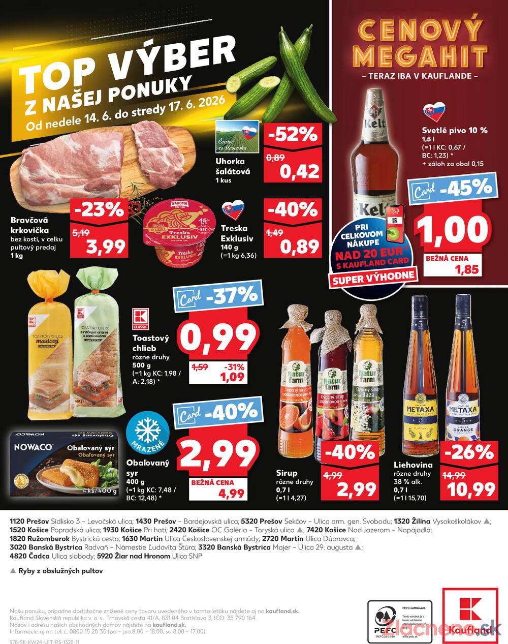 Leták Kaufland - Kaufland 11.6. - 17.6. - Kaufland Martin-Podhaj - strana 78 Leták Kaufland - Kaufland 11.6. - 17.6. - Kaufland Martin-Podhaj - strana 78