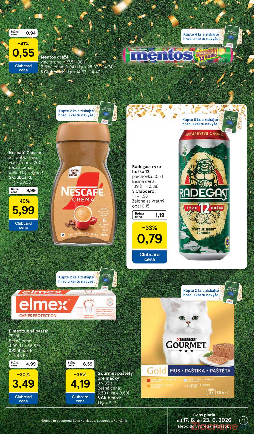 Tesco supermarkety od 17.6. do 23.6.2026