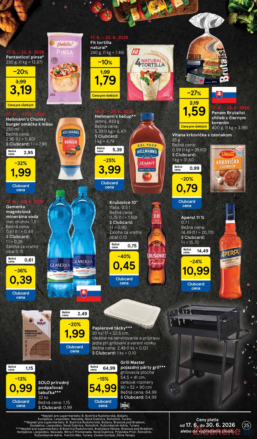 Leták Tesco - Tesco supermarkety od 17.6. do 23.6.2026 - strana 25 Leták Tesco - Tesco supermarkety od 17.6. do 23.6.2026 - strana 25