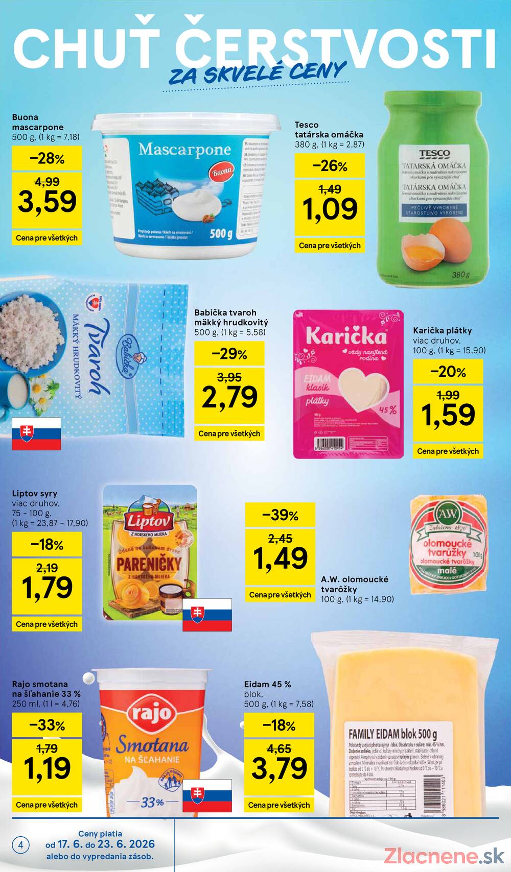 Tesco malé hypermarkety 17.6. - 23.6.