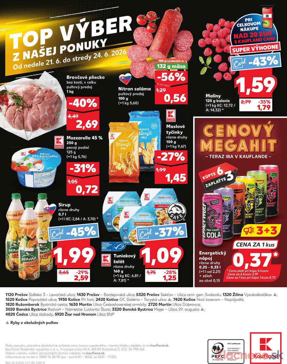 Kaufland 18.6. - 24.6. - Kaufland Žilina