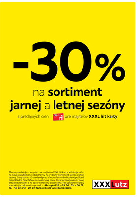 leták XXXLutz