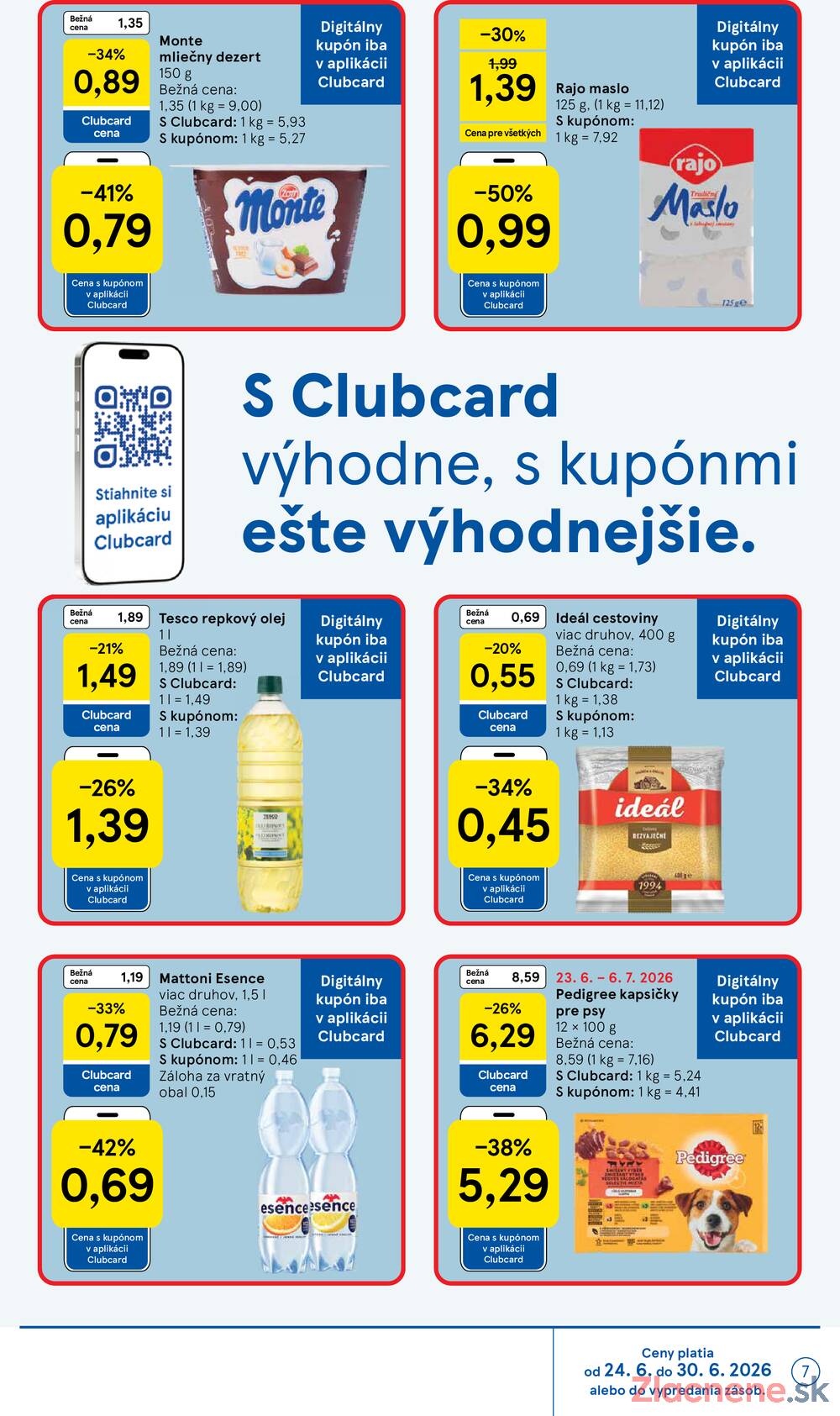 Tesco supermarkety od 24.6. do 30.6.2026