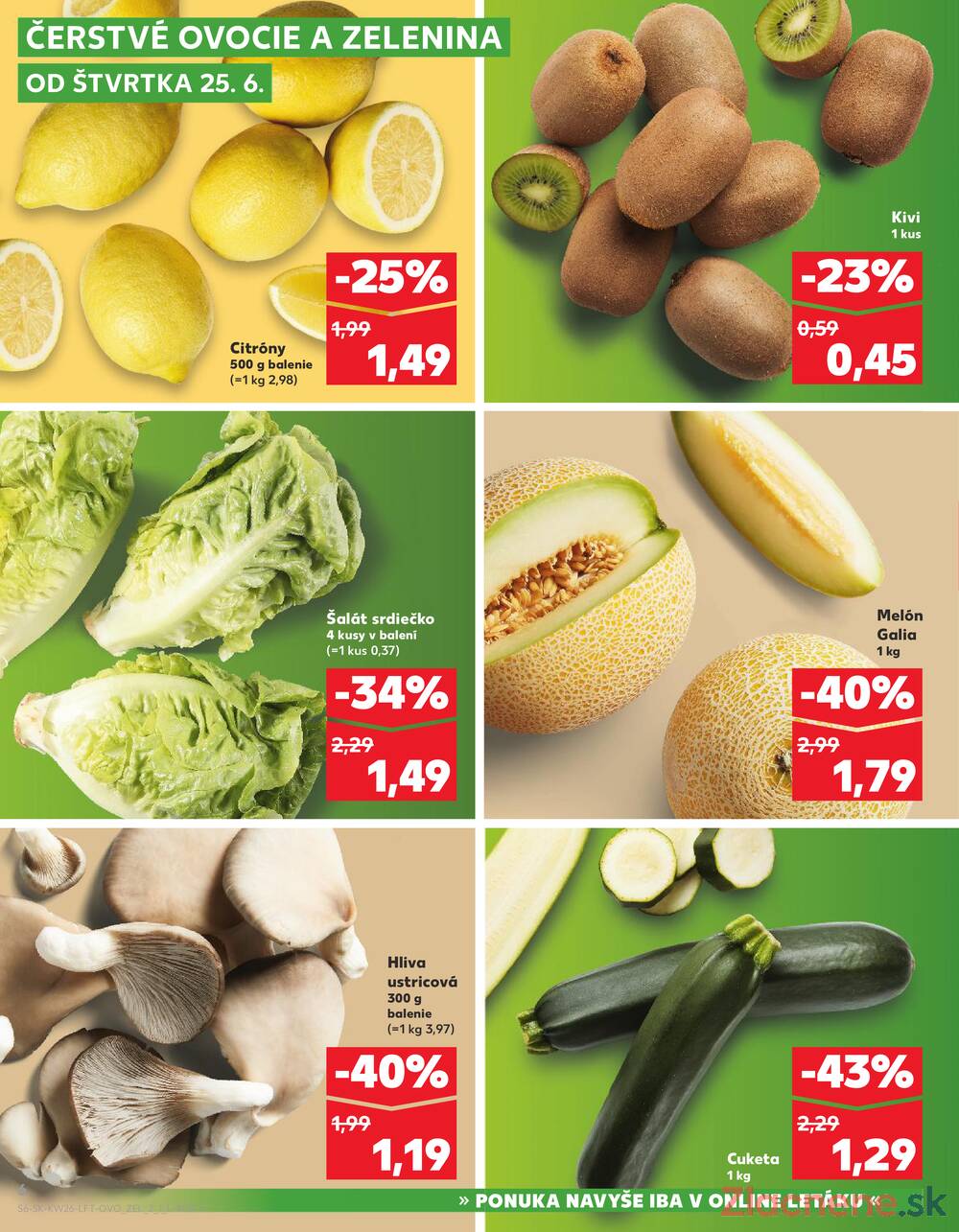 Leták Kaufland - Kaufland 25.6. - 1.7. - Kaufland Tvrdošín - strana 6