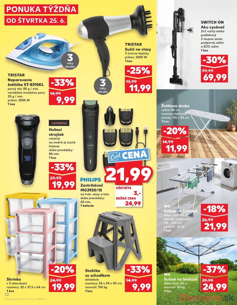 Leták Kaufland - Kaufland 25.6. - 1.7. - Kaufland Bardejov - strana 72