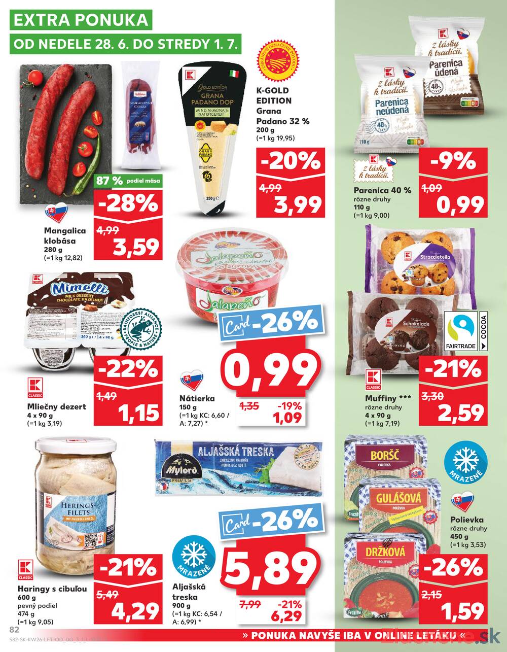 Leták Kaufland - Kaufland 25.6. - 1.7. - Kaufland Bardejov - strana 82