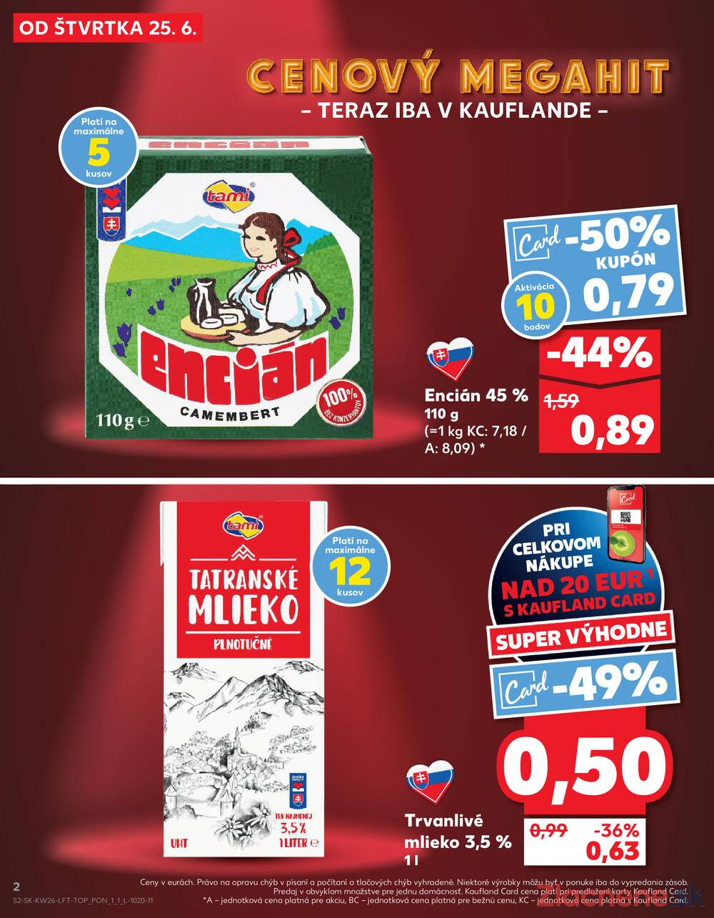 Leták Kaufland - Kaufland 25.6. - 1.7. - Kaufland Sereď - strana 2