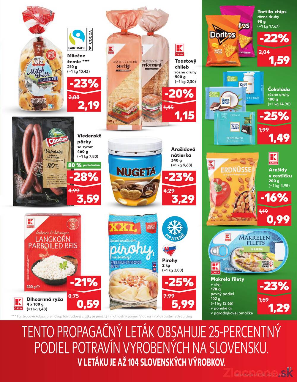 Kaufland 25.6. - 1.7. - Kaufland Bratislava - Petržalka
