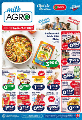 leták MILK - AGRO
