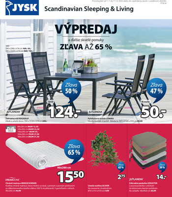leták Jysk