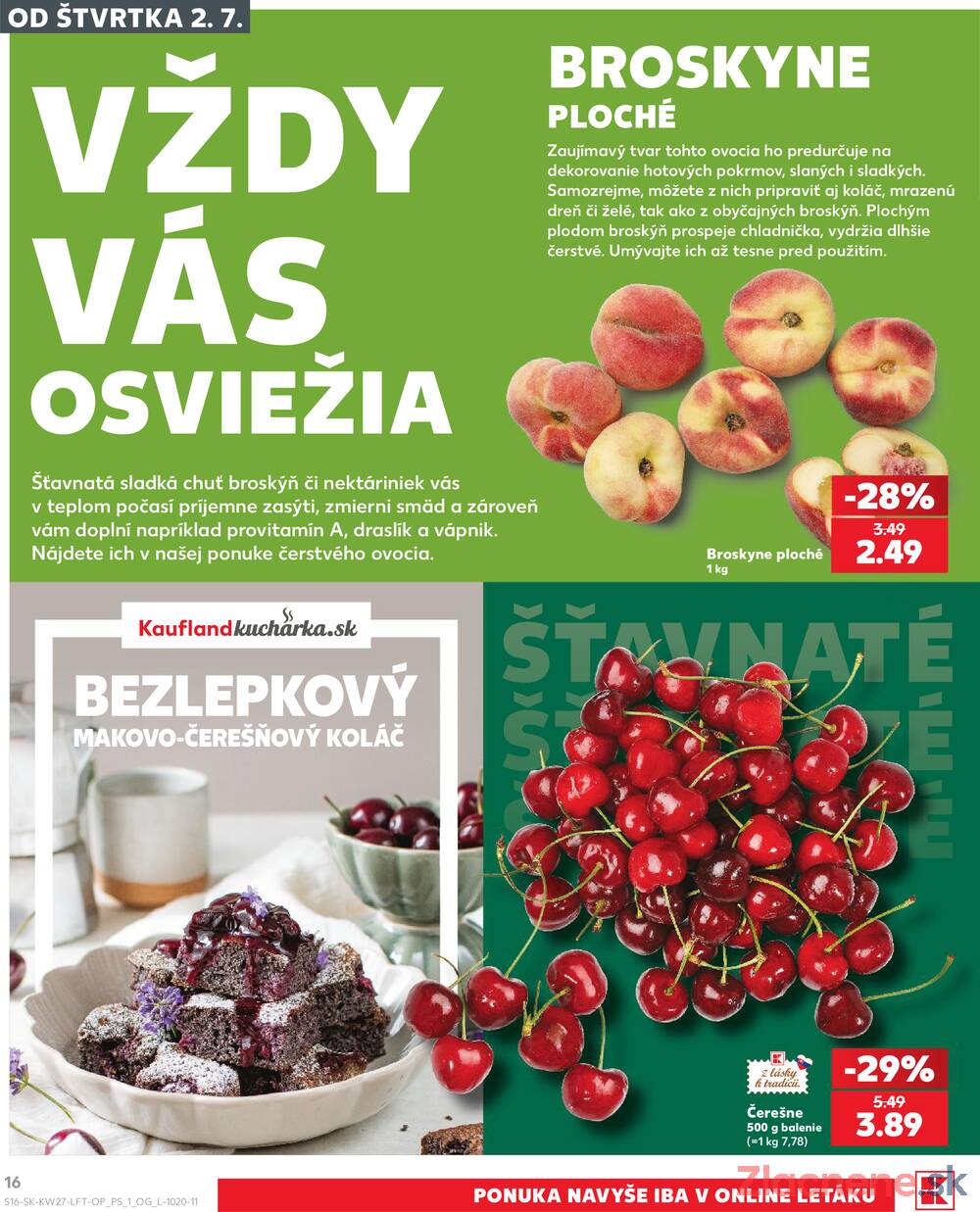 Leták Kaufland - Kaufland 2.7. - 8.7. - Kaufland Tvrdošín - strana 16