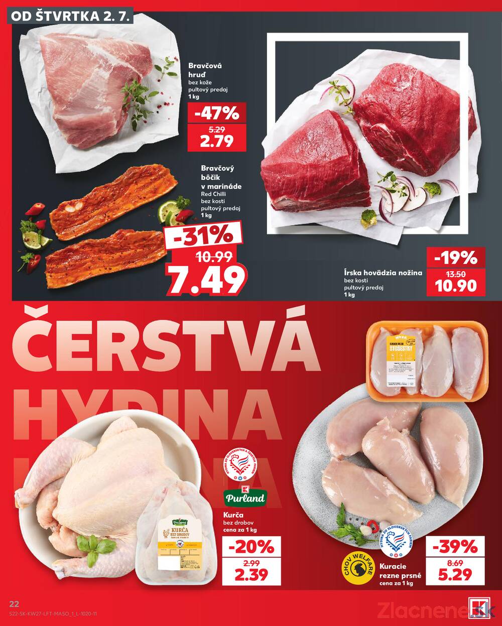 Leták Kaufland - Kaufland 2.7. - 8.7. - Kaufland Tvrdošín - strana 22 Leták Kaufland - Kaufland 2.7. - 8.7. - Kaufland Tvrdošín - strana 22