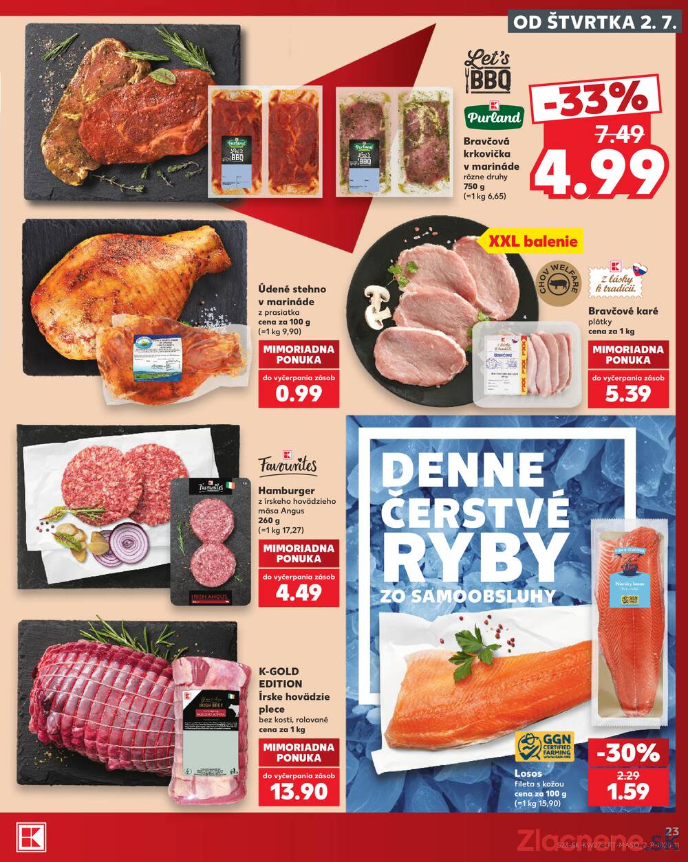 Kaufland 2.7. - 8.7. - Kaufland Bytča