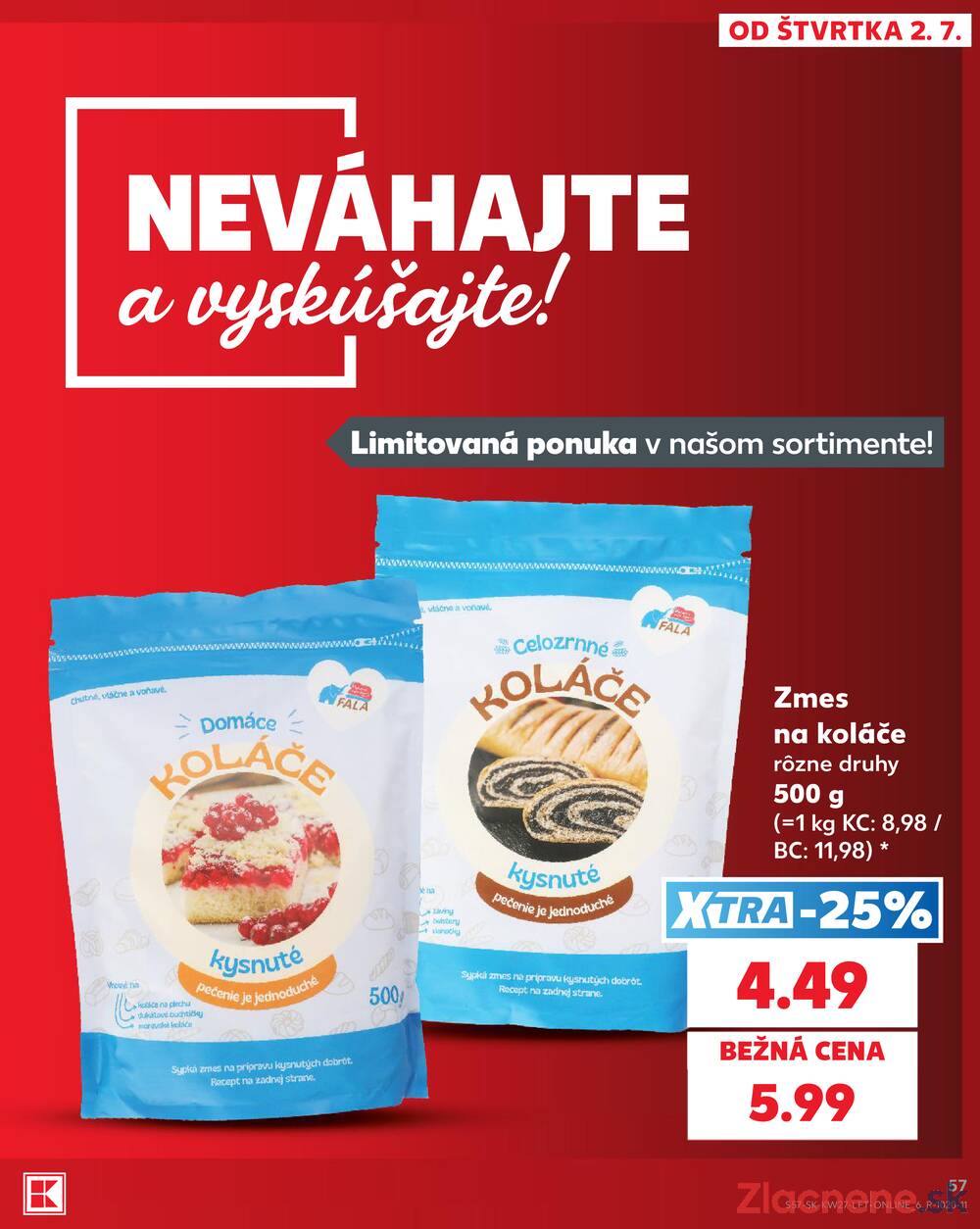 Kaufland 2.7. - 8.7. - Kaufland Bytča