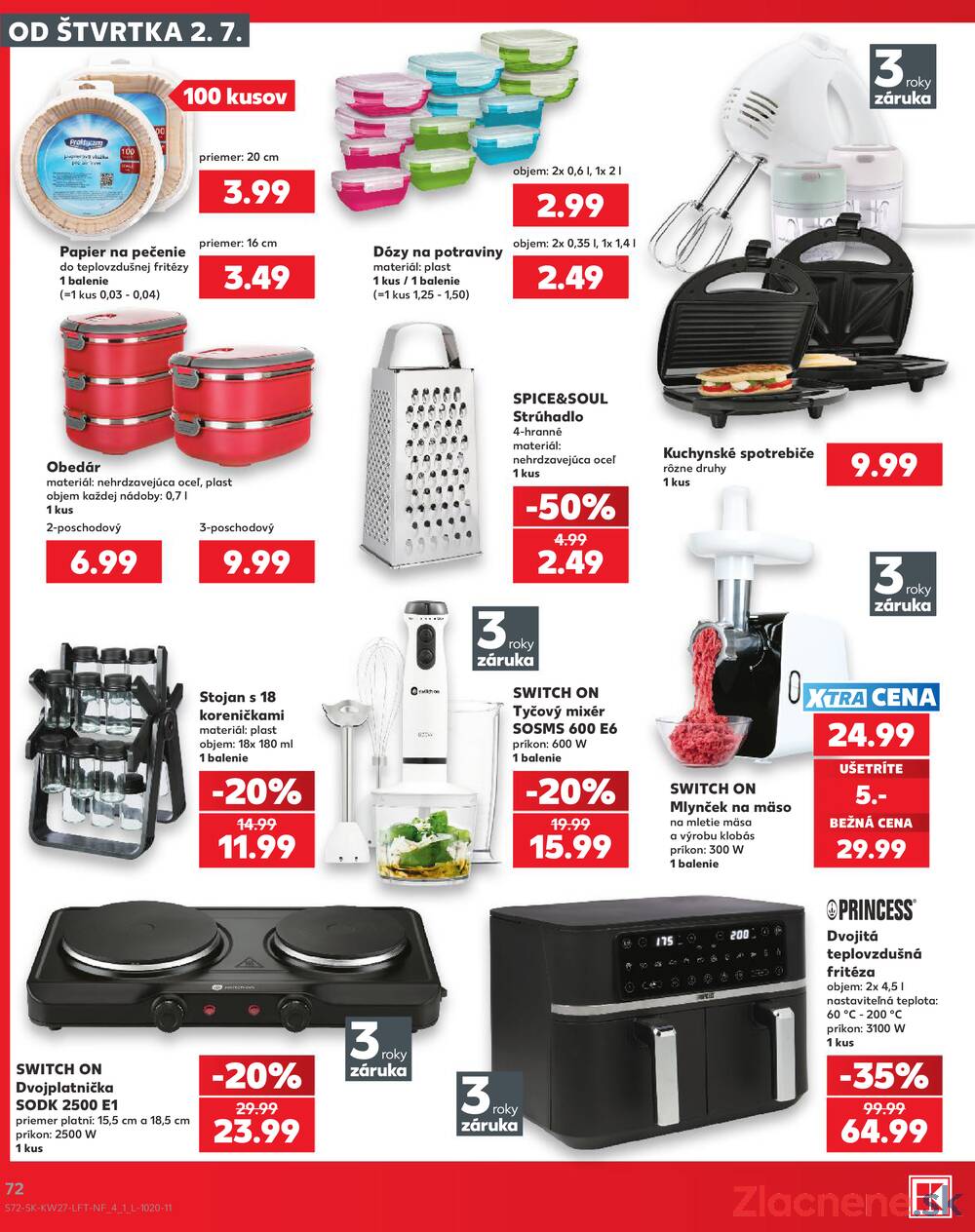 Leták Kaufland - Kaufland 2.7. - 8.7. - Kaufland Svidník - strana 72 Leták Kaufland - Kaufland 2.7. - 8.7. - Kaufland Svidník - strana 72