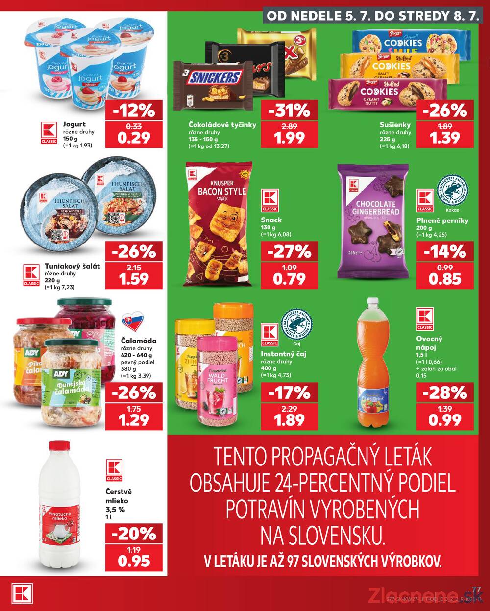 Kaufland 2.7. - 8.7. - Kaufland Veľký Meder