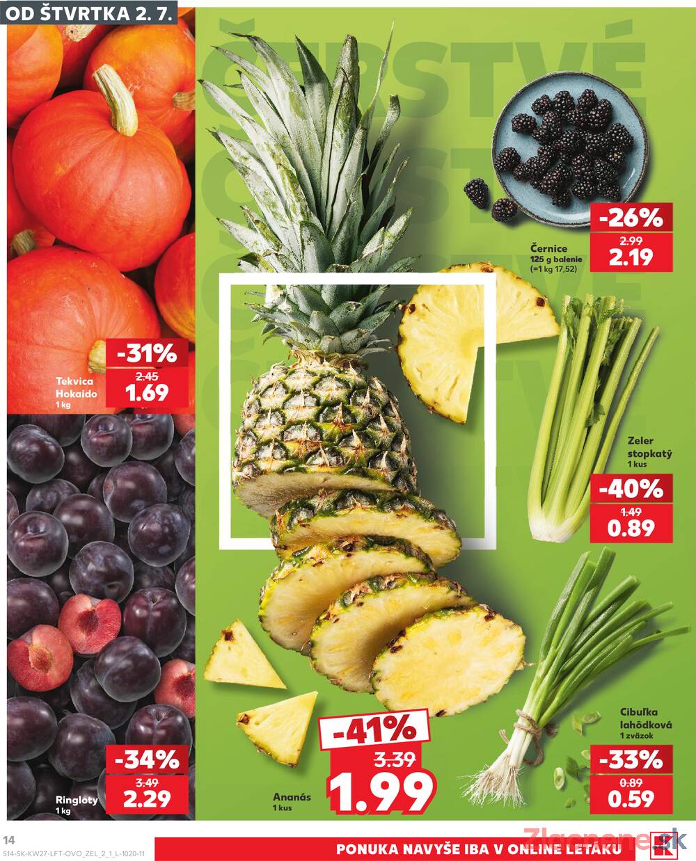 Kaufland 2.7. - 8.7. - Kaufland Bánovce nad Bebravou