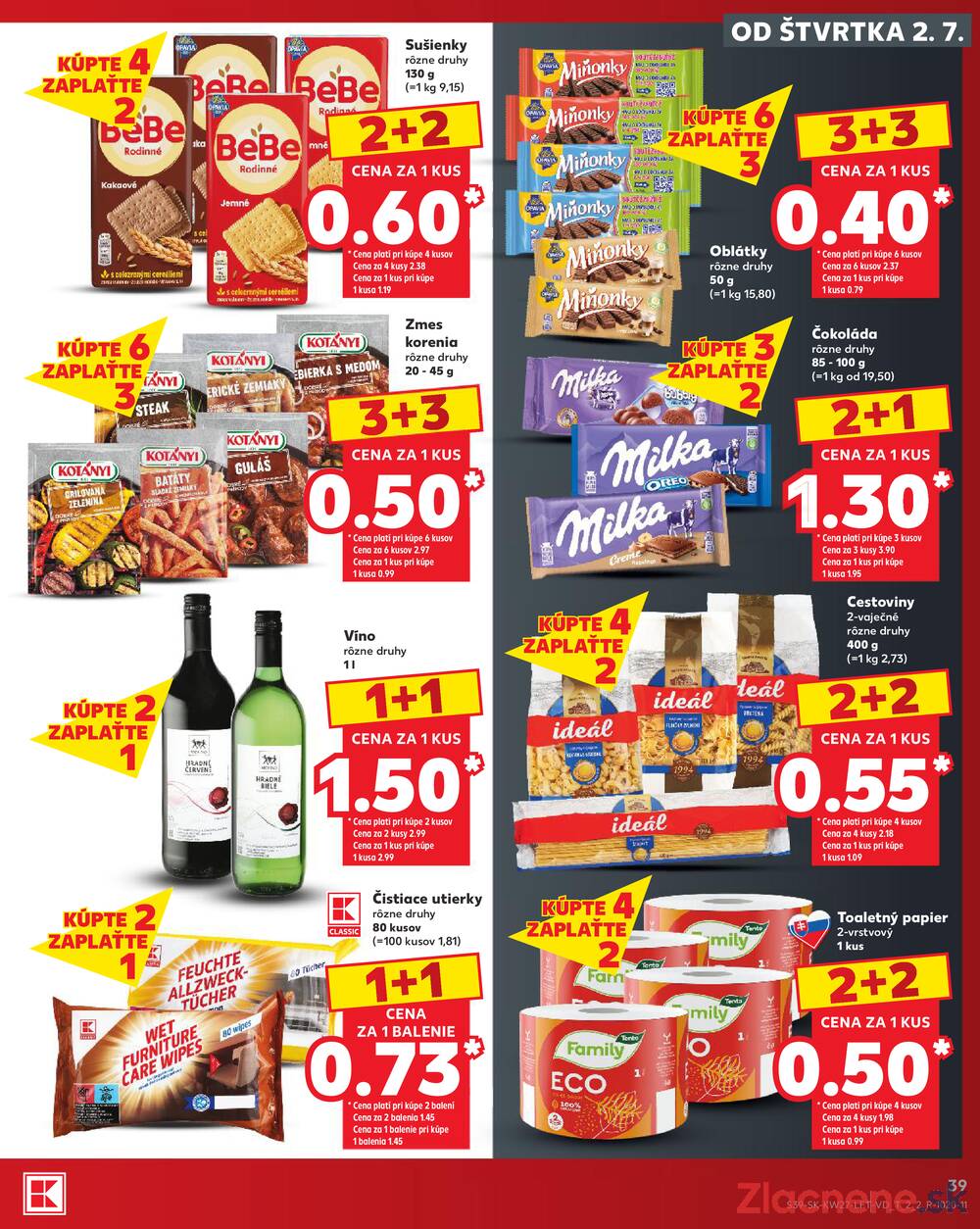 Leták Kaufland - Kaufland 2.7. - 8.7. - Kaufland Trnava - Nová ul. - strana 39 Leták Kaufland - Kaufland 2.7. - 8.7. - Kaufland Trnava - Nová ul. - strana 39