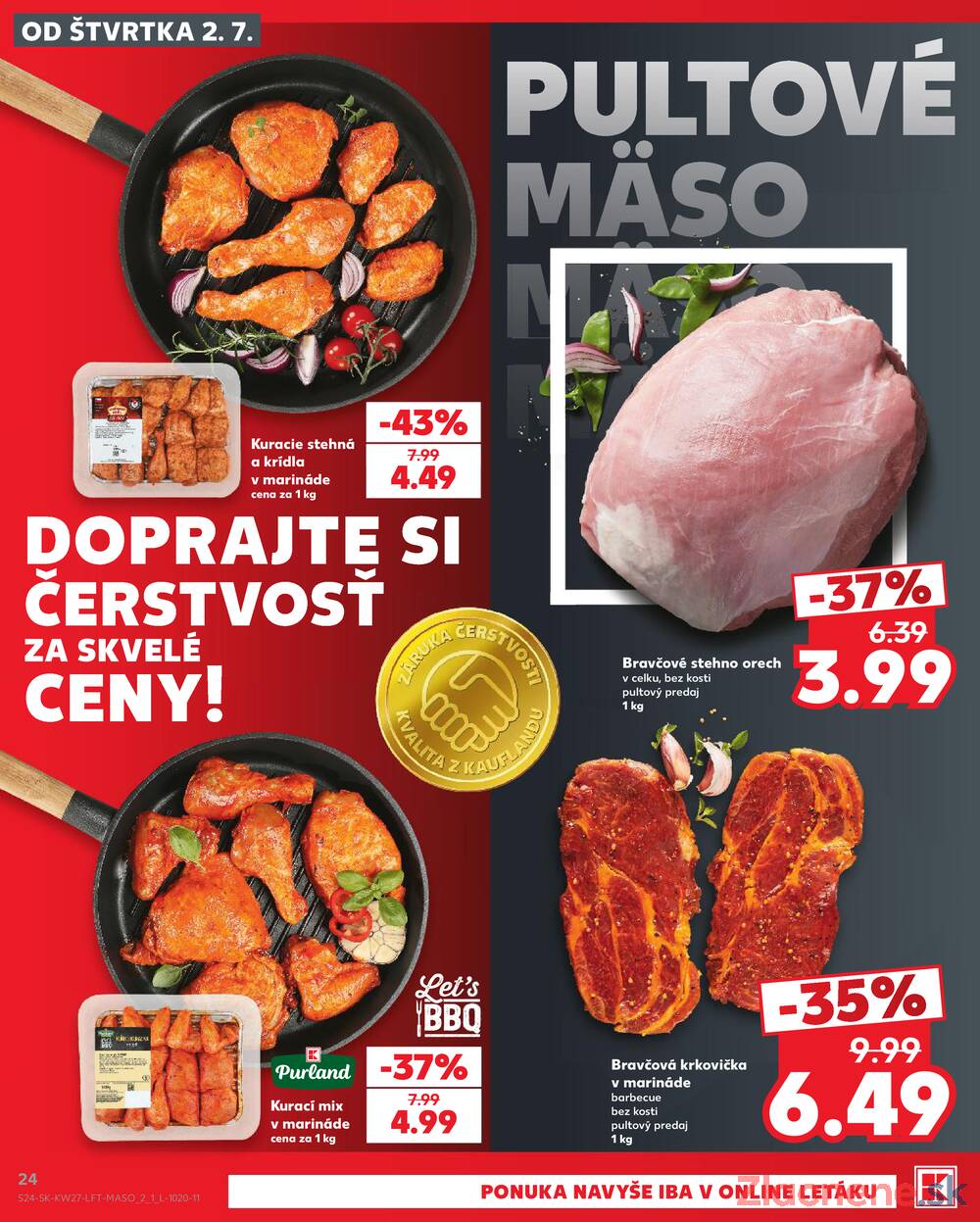Kaufland 2.7. - 8.7. - Kaufland (Kasárenská, Šamorín)