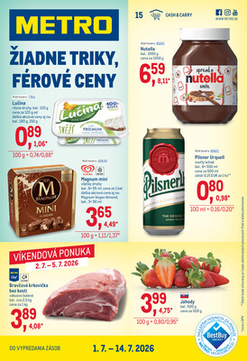 leták METRO