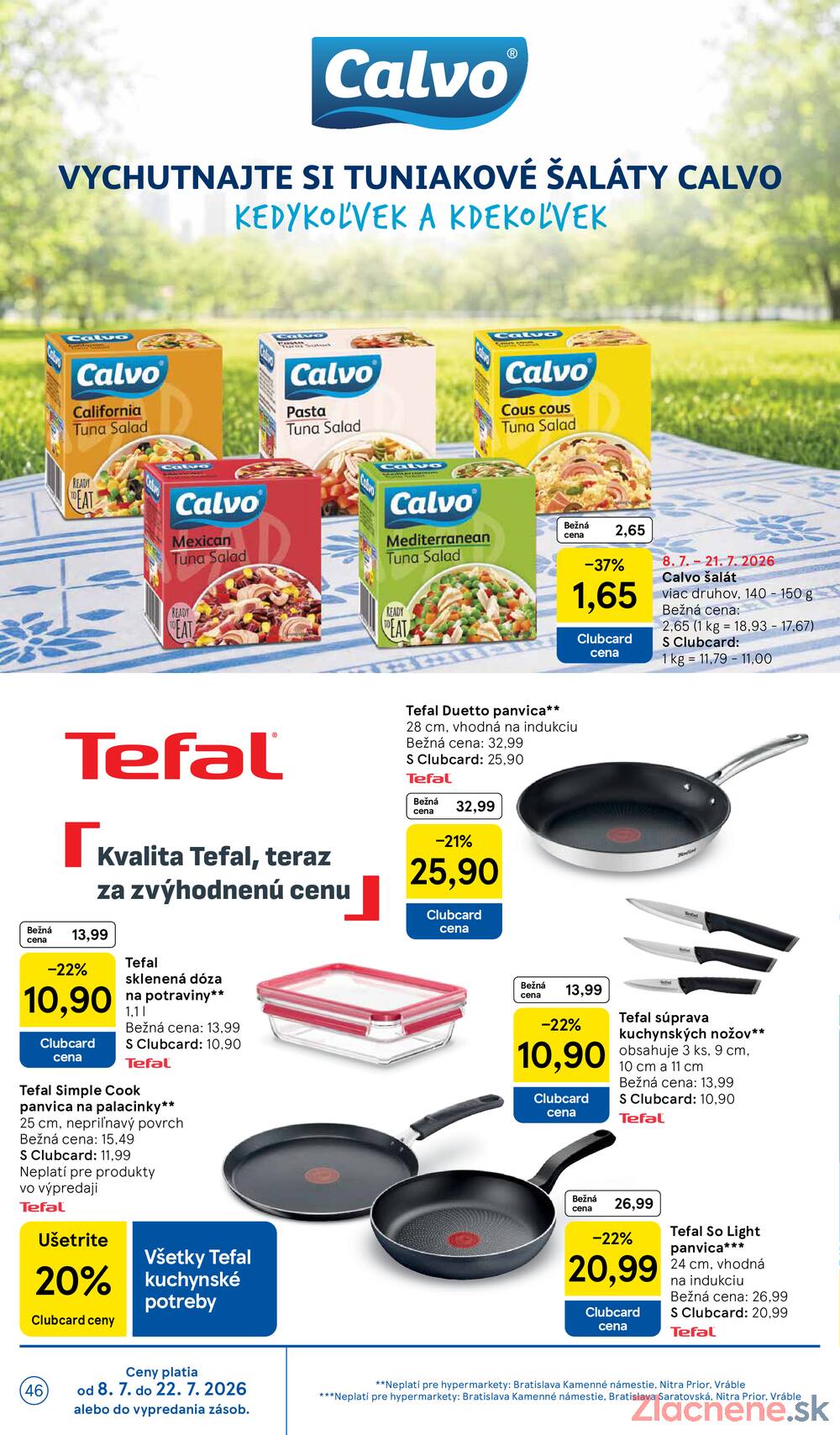 Leták Tesco - Tesco malé hypermarkety 8.7. - 14.7. - strana 46 Leták Tesco - Tesco malé hypermarkety 8.7. - 14.7. - strana 46