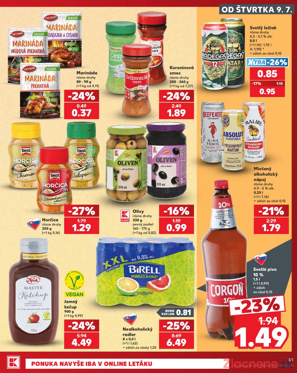 Kaufland 9.7. - 15.7. - Kaufland Michalovce